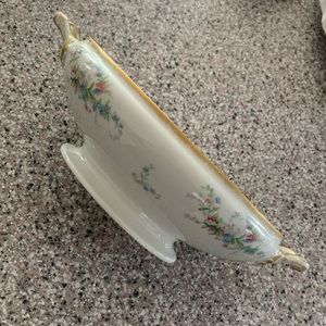 Limoges Wm. Guerin Co. Antique fine china oval vegetable bowl. 7”x12”incl handle